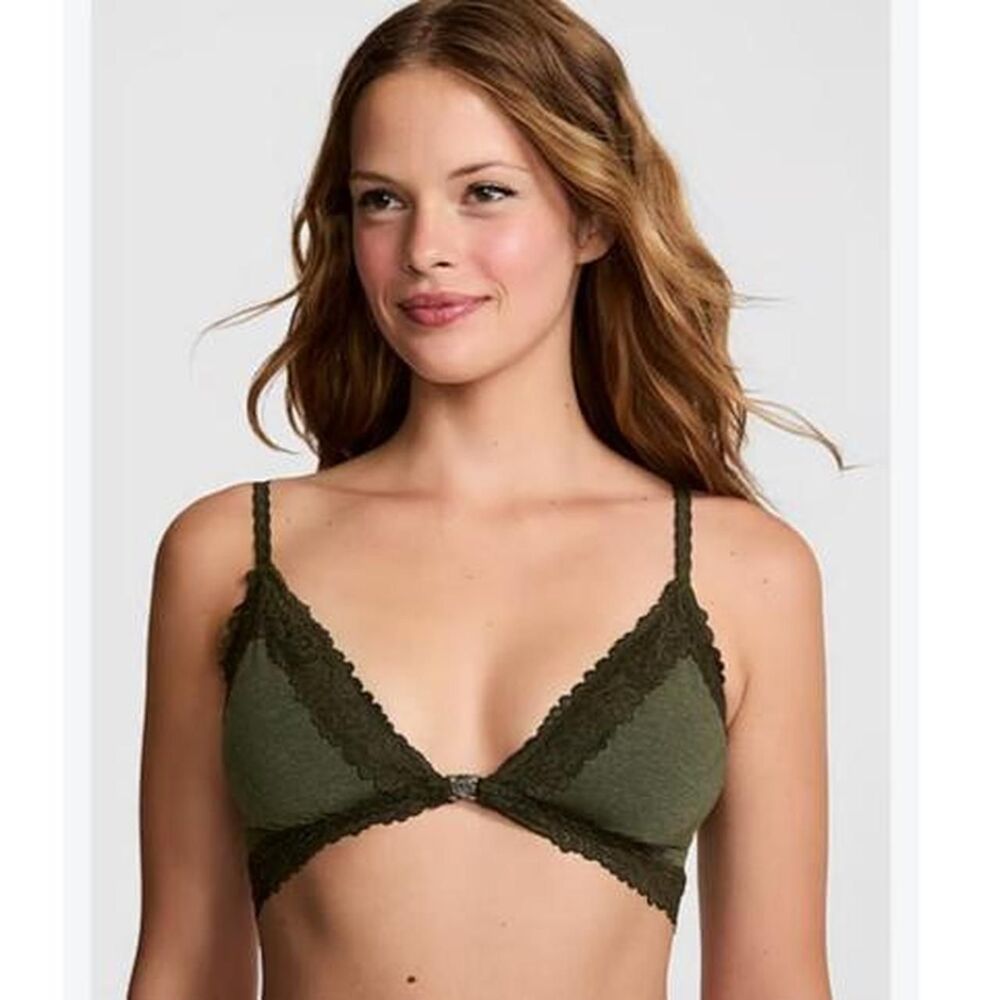 Victoria-s-secret Women's Green and Khaki Bra